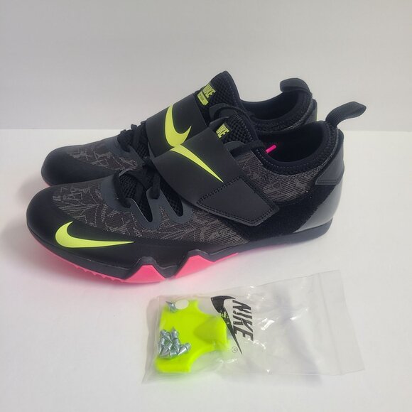 NEW Nike Pole Vault Elite Track & Field Shoes WITH SPIKES AA1204-004 Size 10